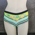 Flower & Stripe Reversible Boy Shorts-2